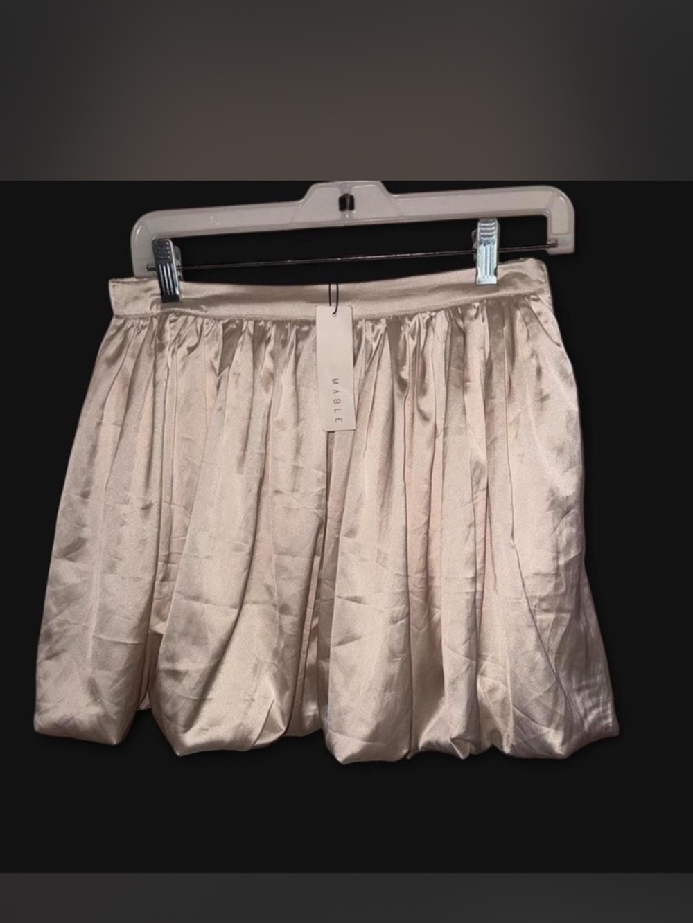 Mable Ulysses Satin Bubble Hem Mini Skirt NWT. Firm Price! Thanks! 😊